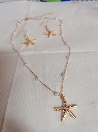Collar y pendientes Estrella de Mar