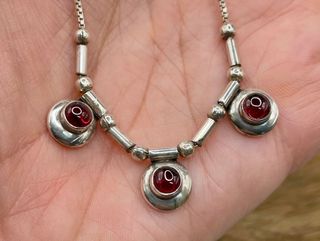 Collana Argento 925 Granato