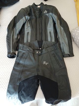 Conjunto moto cuero Figo mujer