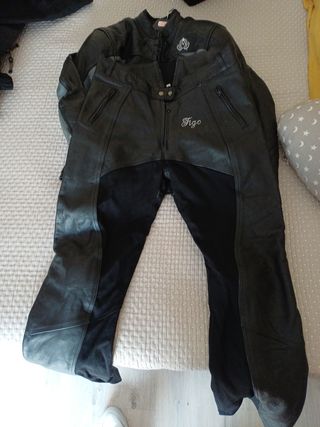Conjunto moto cuero Figo mujer