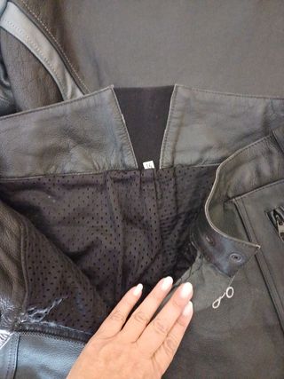 Conjunto moto cuero Figo mujer