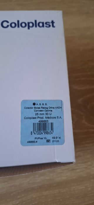 Colector Orina Coloplast 25 mm 23u