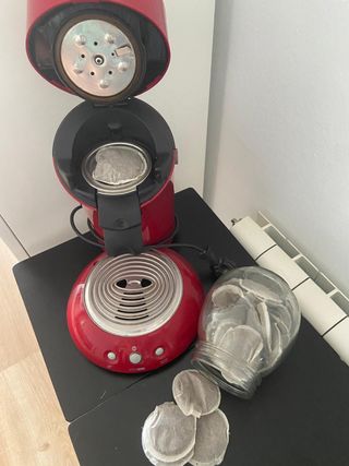 Cafetera Philips Senseo roja