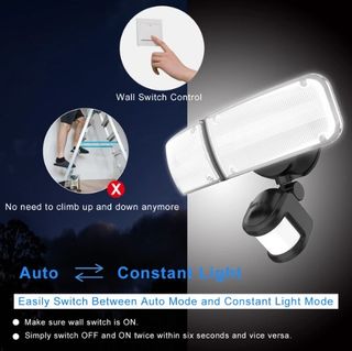 Faretto LED ZOFO 4000LM - Sensore movimento