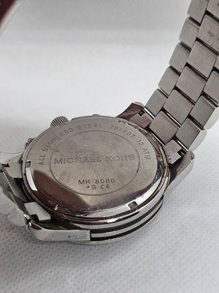 Reloj Michael Kors cronógrafo plata
