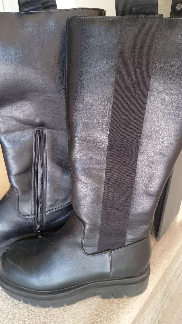 Stivali alti neri donna