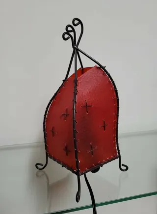 2 Lampade Etniche: Rossa & Beige