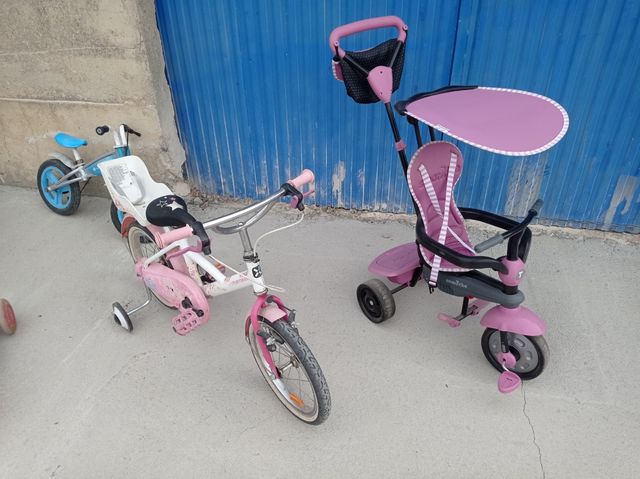 Lote completo Bicicletas, triciclo & patinete