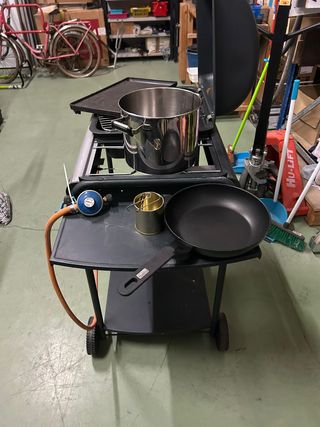 Barbacoa gas 3 fuegos