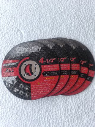 5 Discos de corte 4-1/2" (115mm)