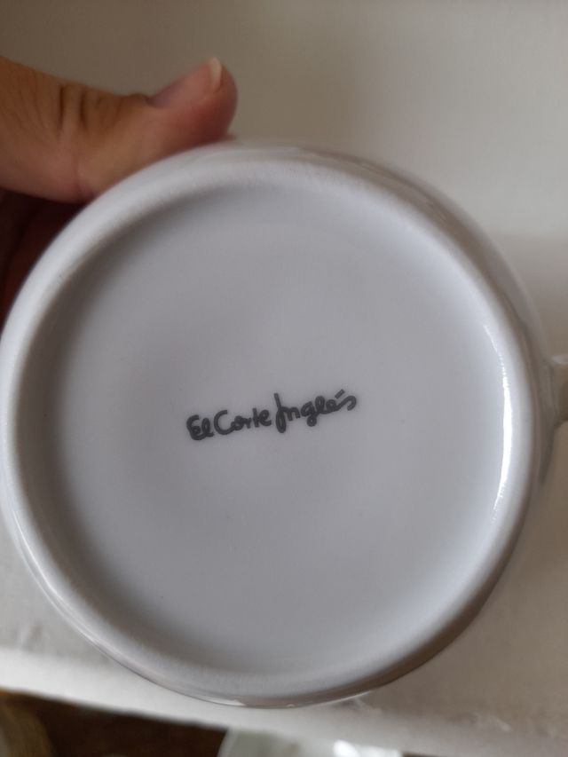 8 Tazas consomé blancas porcelana