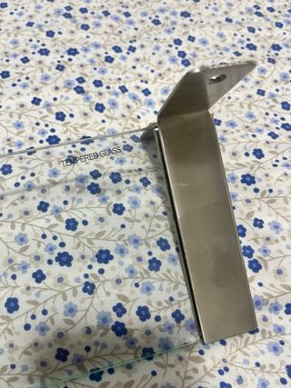 Estantería baño vidrio 51x12x12cm