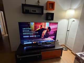 Mesa TV, y estantería Banak