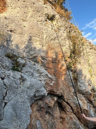 Pértiga escalada - Caña chapar escalada - AMARILLA
