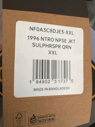 Chaqueta THE NORTH FACE GTX XXL