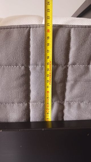 Colchón 90x200 cm - Cama individual
Módelo Hovag