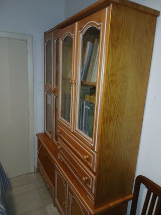 Vitrina modular madera 