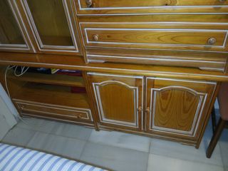 Vitrina modular madera 
