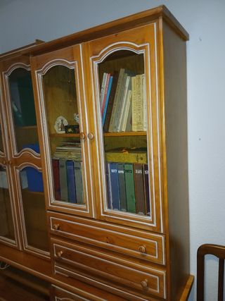 Vitrina modular madera 