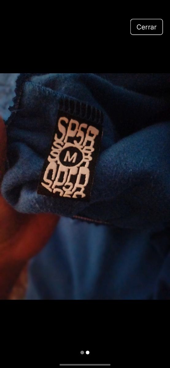 Pantalón Sp5der azul usado