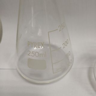 2 Matraces Erlenmeyer Pyrex 250ml