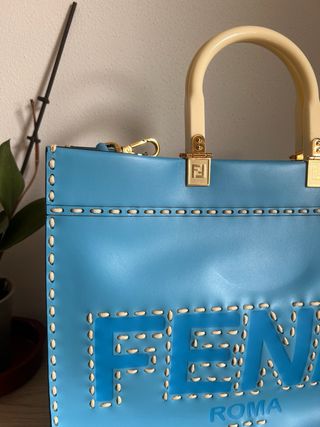 Fendi Roma tote bag - blu