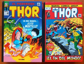 Thor el poderoso Omnigold marvel gold (N°2 y 5)