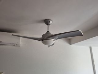 Ventilador techo gris - Lampara