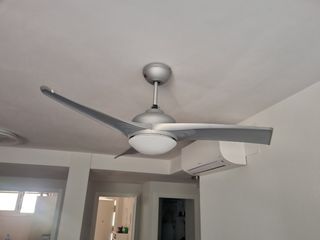 Ventilador techo gris - Lampara