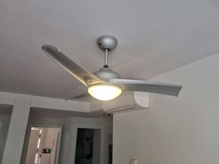 Ventilador techo gris - Lampara