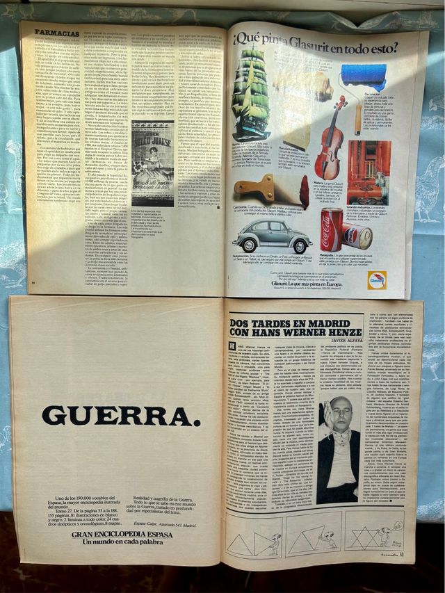 2 revistas históricas 70/80: El País y Triunfo