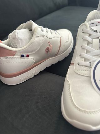 Zapatillas Le Coq Sportif blancas y rosas NEW