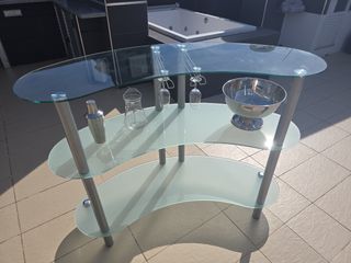 Mueble bar cristal - terraza