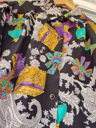 Camisa crop top vintage 
