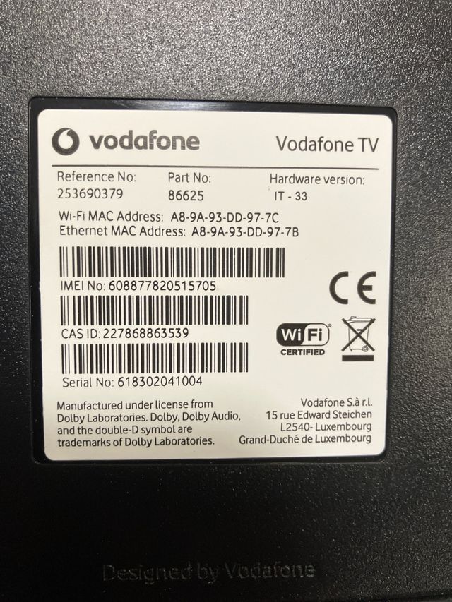 Vodafone TV Decoder