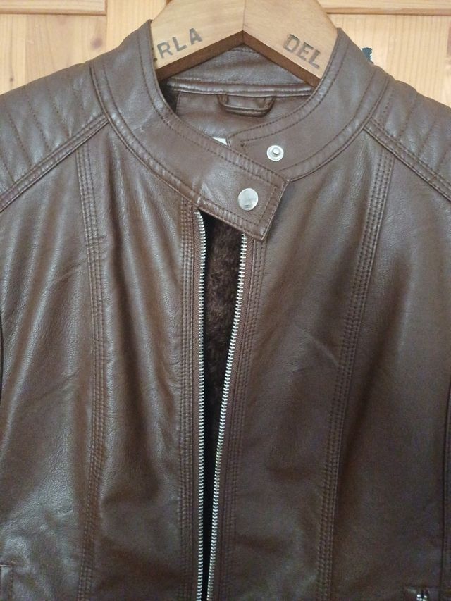 Chaqueta marrón mujer