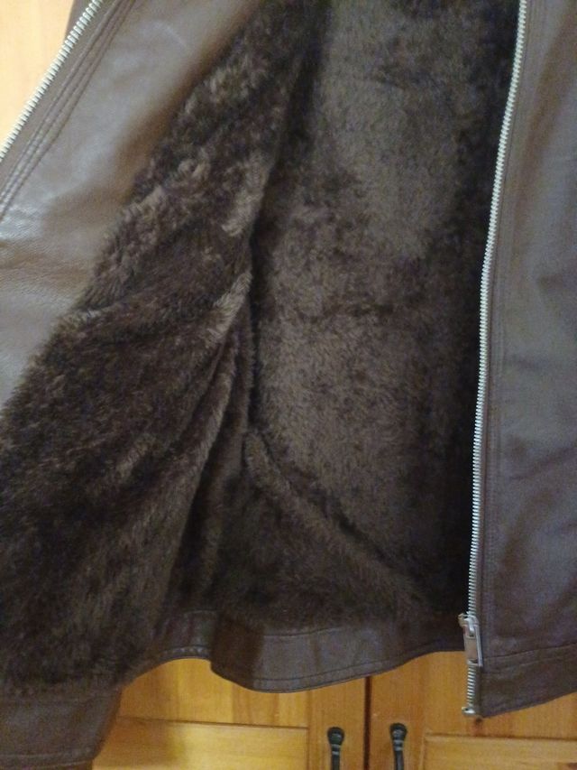 Chaqueta marrón mujer