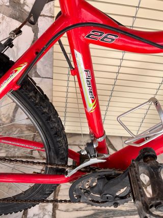 Bicicleta montaña roja