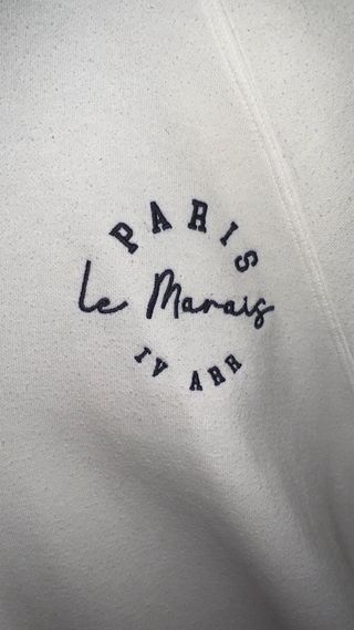 Sudadera blanca Le Marais