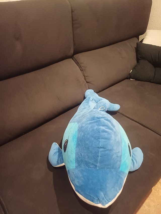 Peluche Delfín Azul - 70cm