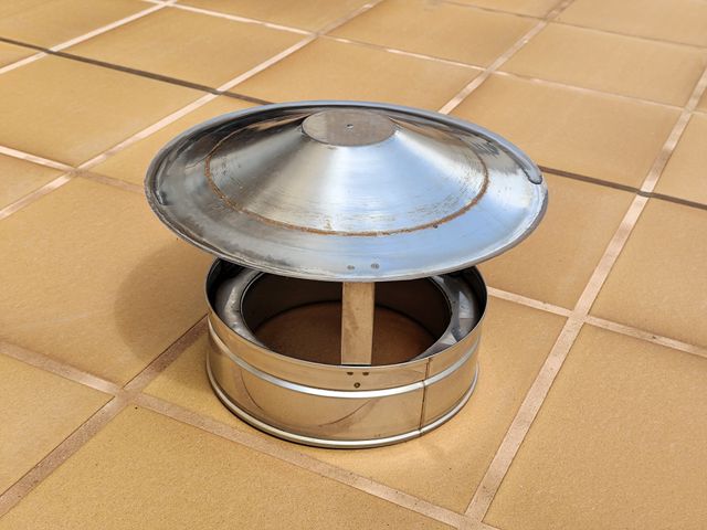 Sombrero chimenea inox doble pared