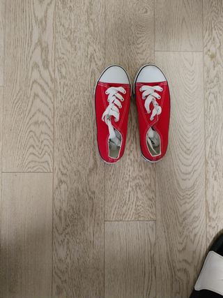 Scarpe Converse rosse bimba N 34