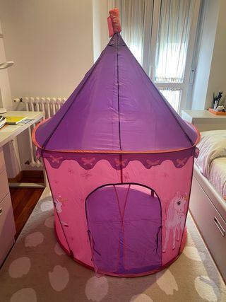 Tienda infantil Plegable Rosa Unicornios
