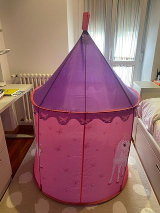 Tienda infantil Plegable Rosa Unicornios