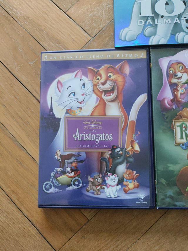 5 DVD's Disney clásicos