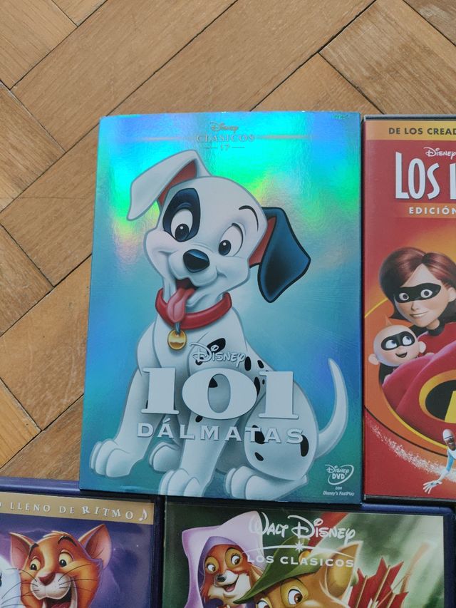 5 DVD's Disney clásicos