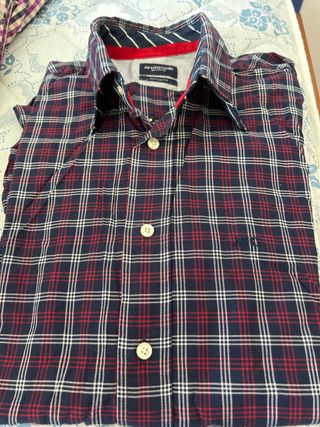 Camisa MC GREGOR XL - cuadros azul, rojo