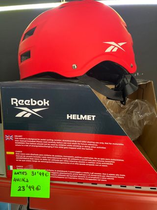 Casco Reebok Rojo Talla M