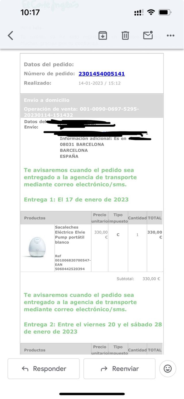 Sacaleches Elvie - Como nuevo