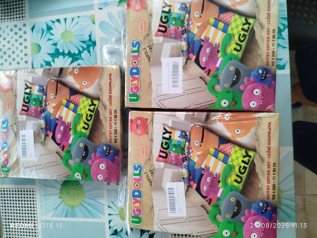 STOCK Copripiumino singolo UGLY 140x200cm